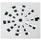 Grelha Quadrada 15 X 15cm com Anti-inseto em Pvc Modelo Ii Astra