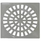 Grelha Quadrada 15x15cm em Abs Cromado