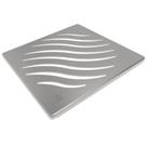 Grelha Quadrada Inox 100mm - 27471349 - TIGRE