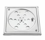 Grelha Quadrada Inox Com Fecho Com Caixilho 100mm Meber