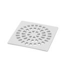 Grelha Quadrada Krona Nº50 para Caixa Sifonado e Ralo 100mm Branco Embalagem c/ 12 unidades