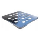 Grelha Quadrada Novii 100mm Polida com Fecha Ralo