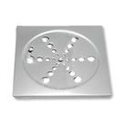 Grelha ralo 15x15 aço inox quadrado s/caixilho abre e fecha facil Del Metais