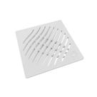 Grelha Ralo Ecológica Quadrada 10x10 Branca Tigre Grelha Ralo Ecológica Quadrada 10x10 Branca Tigre