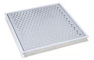 Grelha ralo linear 60x60 pluvial inox JJM