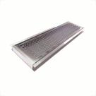 Grelha ralo linear inox perfurada jjm 15x50 Grelha ralo linear inox perfurada jjm 15x50
