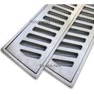 Grelha Ralo Linear Reforçado 10x100 modelo Diagonal com Tela Anti Insetos ( 2 peças 50cm) Aluminio - Ficone Reis