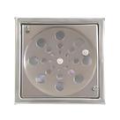Grelha Ralo Quadrado Inox 15Cm C/Fecho Caixilho