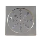 Grelha Ralo Quadrado Inox 15Cm C/Fecho