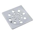Grelha Ralo Tampa Inox Quadrado 10cm Abre Fecha Rotativo