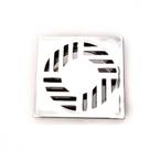 Grelha Ralodengue Quadrada Cromada 100Mm 112100 Grelha Ralodengue Quadrada Cromada 100Mm 112100