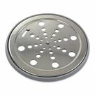 Grelha Redonda 100mm Fecho c/ Moldura Aço Inox 304 Jackwal