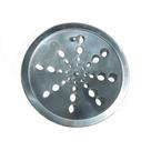 Grelha Redonda Abre e Fecha Inox 15cm