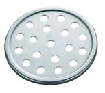 Grelha Redonda Inox 100mm Meber