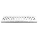 Grelha Reforçada Branca com Porta-Grelha 10 x 50 cm - 1700 - ESTRELA