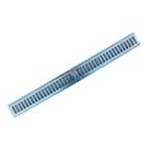 Grelha Reta Alumínio Polida 10100cm C/ Tela 110100T Prime