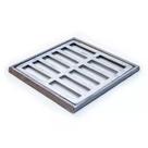 GRELHA RETA C/ SUPORTE DE ALUMÍNIO (20x20cm)- SANTA FÉ