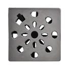 Grelha Rotativa Quadrada Cromada 9,4X9,4cm