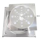 Grelha Tampa Ralo 10 x 10cm Aço Inox Quadrado Sistema Abre Fecha Anti Inseto Grelha Tampa Ralo 10 x 10cm Aço Inox Quadrado Sistema Abre Fecha Anti Inseto
