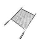 Grelha Tela Moeda Pantheon Cabo de Alumínio 40X40cm em Aço Inox 920-40A