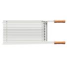 Grelha Tramontina Churrasco em Aço Inox 50x41 cm