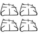 Grelha trempe para fogão brastemp quality de ville 4 bocas