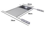Grelha Uruguaia Aço inox 304 1521