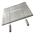 Grelha Uruguaia Aramada 80x50 cm Inox 304 Churrasco Parrilla