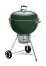 Grelhador a carvão Weber Original Kettle Premium de 22 polegadas verde