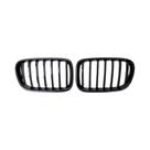 Grelhas Dianteiras Cromadas Prateadas Com Diamantes Para BMW X3 F25 2010-2013, Grelhas De Corrida De