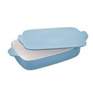 Grés vitrificado retangular Baker KitchenAid, veludo azul