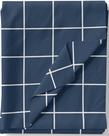 Grid Azul e Branco 0,50x1,50 metros - Tecido 100% Algodão