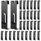 Gridwall Utility Notch Hook Tcevily Black (pacote com 30)