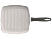 Grill 24 cm Revestimento Cerâmico Antiaderente Mineral Resist Cor Vanilla Ceramic Life Suprema Brinox