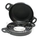 Grill Antiaderente Compacto Home Grill Nautika Preto