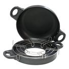 Grill compacto mini home antiaderente nautika - ntk