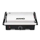 Grill Dual Inox Antiaderente com Abertura 180º Gnox - Arno