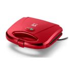 Grill e sanduicheira 750w 220v vermelha ce149