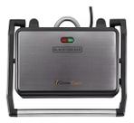 Grill e Sanduicheira Eletrica 127V 800w de Prensa G1200 Inox Black Decker Grill e Sanduicheira Eletrica 127V 800w de Prensa G1200 Inox Black Decker