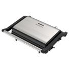 Grill e Sanduicheira Elétrica Inox Antiaderente Luz indicativa Alça segura Grill e Sanduicheira Elétrica Inox Antiaderente Luz indicativa Alça segura