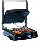 Grill Eletrico 1270W Mallory Antiaderente Turbo Black Inox 127V