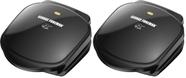 Grill elétrico de mesa George Foreman GR10B compacto, pacote com 2 unidades