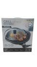 Grill Elétrico Redondo Premium com Termostato 127V - Preta Grill Elétrico Redondo Premium com Termostato 127V - Preta