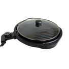 Grill Elétrico Redondo Premium com Termostato 127V - Preta