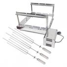 Grill Giratória Inox 3 Espetos Lado Direito Curto