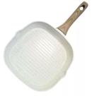 Grill Mimo PS24GM Quadrado 24 cm Baquelite Branco