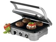 Grill Panini em Aço Escovado GR-4NBR 127V Cuisinart