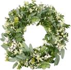 Grinalda artificial Vlorart Green Eucalyptus Leaf Buxwood Berries