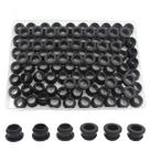 Grommets EASYEAH Top Hat, borracha de silicone, 13 mm, furo de perfuração, 10 mm, ID