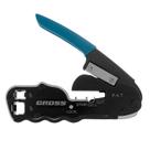 Gross - Alicate Crimpador Emborrachado De Cabos Terminais, 1pc // Gross